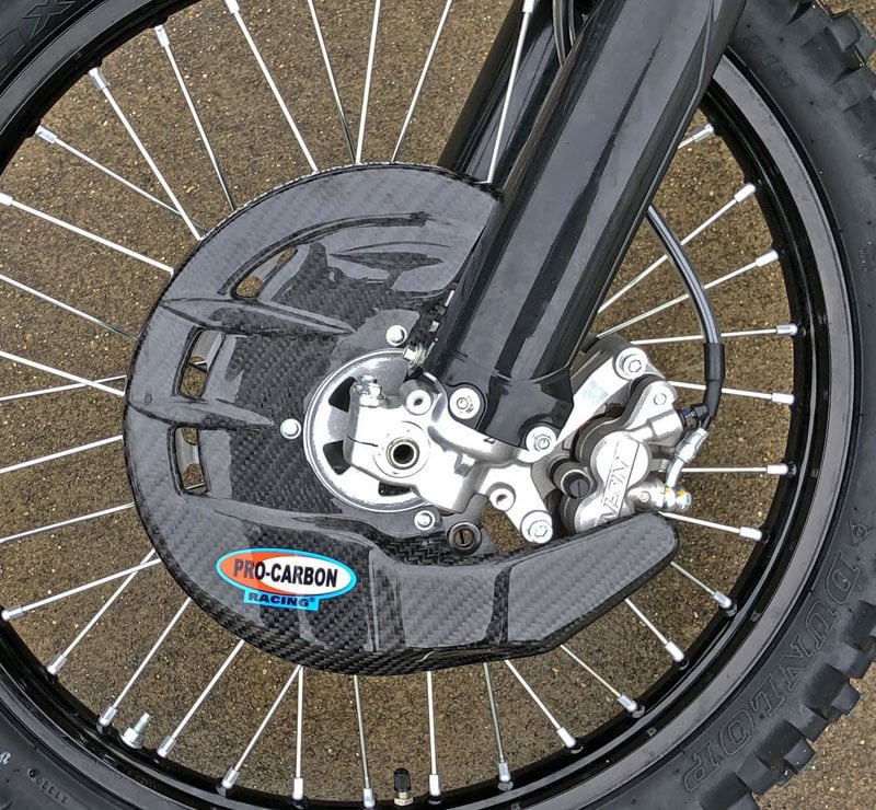 Honda Front Disc Guard - Including Fitting Kit - CR / CRF / CRF-RWE / CRF-X / CRF-R / CRF-RX models from 2004-2026 (Not 150 or L models) Standard Wheels