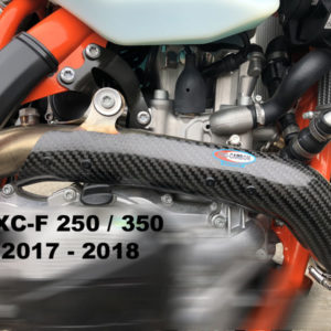 KTM Auspuffschutz / Rohrschutz - Jahre 2020-2023 - 250/300 EXC