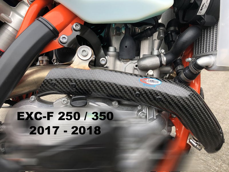 KTM Exhaust Guard - Year 2017-19 - 250 EXC-F