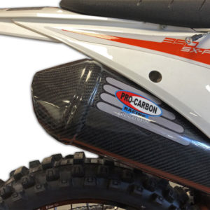 PRO CARBON RACING HUSQVARNA FC350 16-18 TALL FRAME PROTECTION GUARDS PAIR
