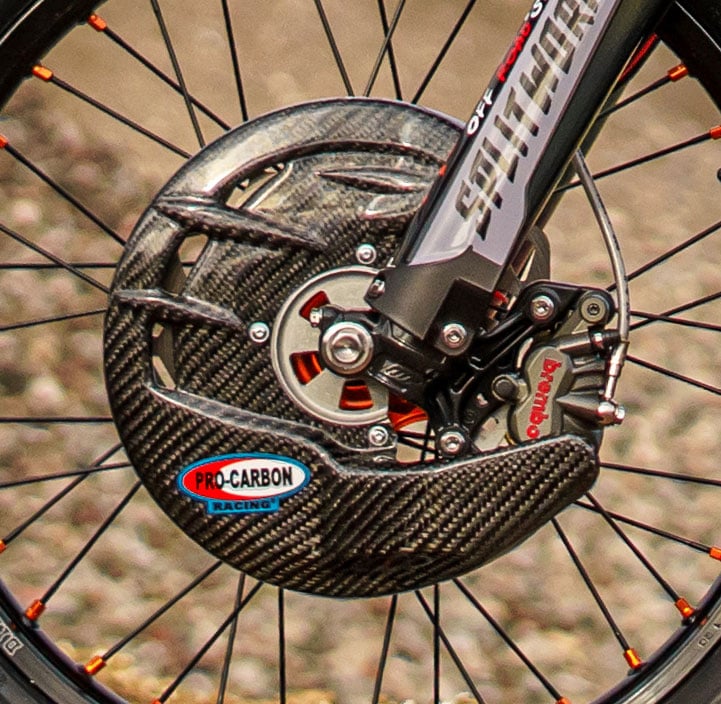 Gas Gas Front Disc Guard Including Fitting Kit MC 125 / 250F / 350F