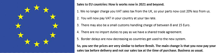 Delivery info EU