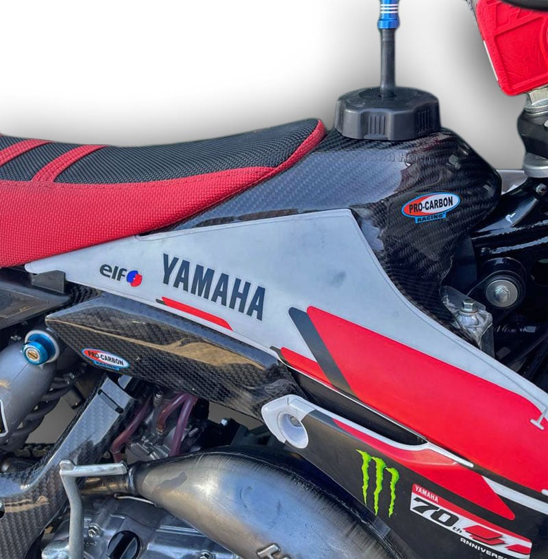 YZ65 Tank Cover Set R b